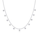 0.73 Ctw Starfall Necklace