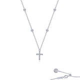 0.41 Ctw Cross Necklace