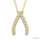 Wishbone Petite Diamond Fashion Pendant