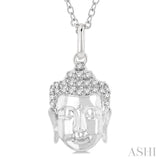 Buddha Petite Diamond Fashion Pendant