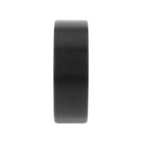 Flat Black Tungsten Carbide Band