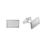Sterling Rectangle Cufflinks