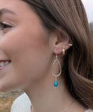 Sterling Silver Magnesite Earrings