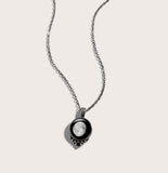 Waning Gibbous Moon Necklace