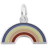 Sterling Silver Rainbow Charm