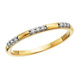 10k Yellow Gold Diamond Band