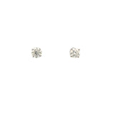14k White Gold 3/4ct Tdw Diamond Earrings