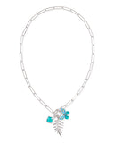 Kendra Scott Bight Aqua Butterfly Charm Necklace