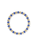 Kendra Scott Daphne Stretch Bracelet- Goldtone with Blue Enamel