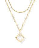 Kendra Scott Joelle Mother of Pearl Multi Strand Necklace